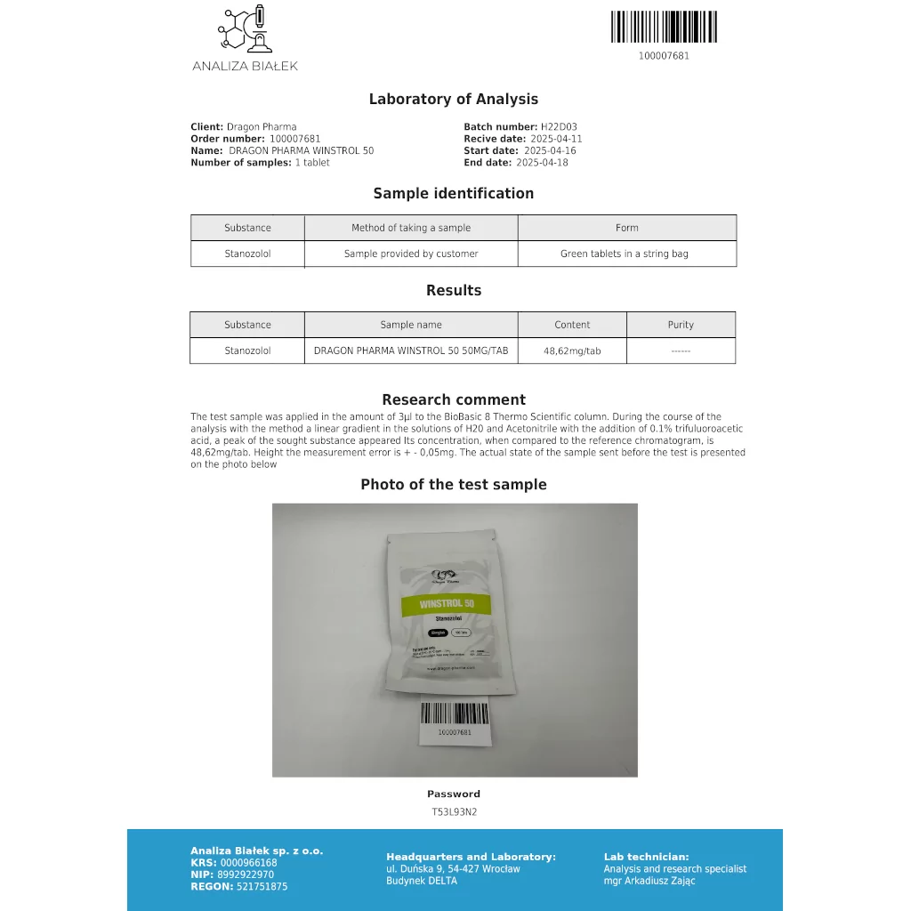 Winstrol Tabs 50 mg