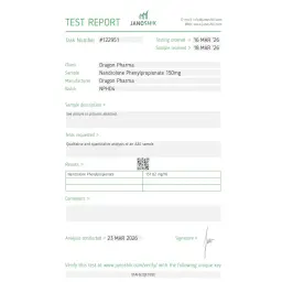 NPP 150 lab test result (2026-03-23)