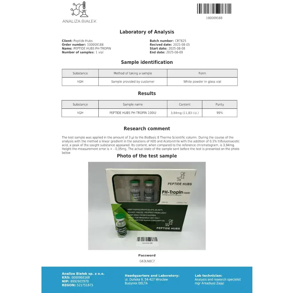 PH-Tropin HGH 100 IU