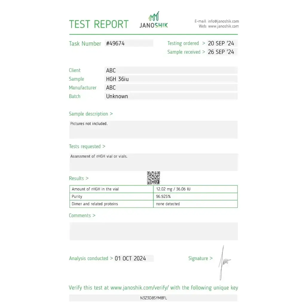 Somatropin HGH 360 IU