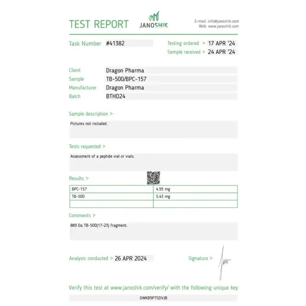 TB 500 5 mg/BPC 157 5 mg