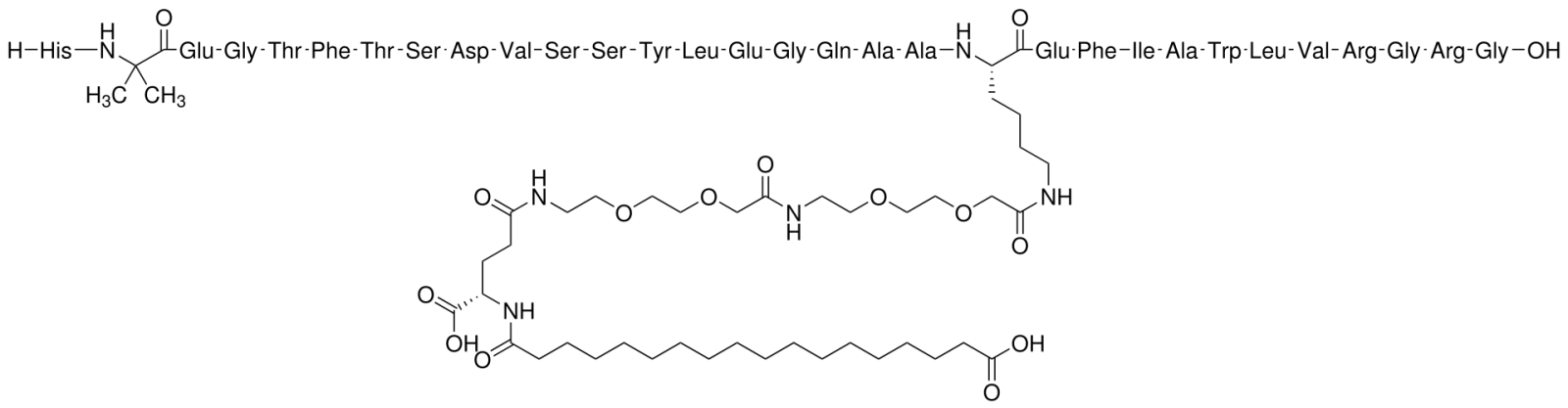 semaglutide chemical structure