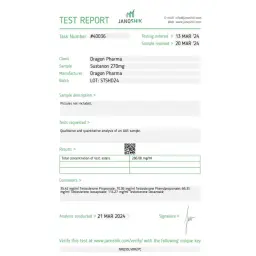 Sustanon 270 lab test result (2024-03-21)